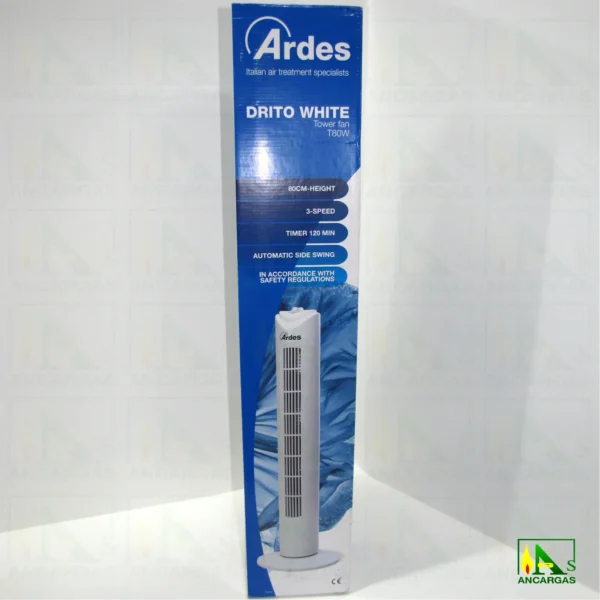 Ardes ventilador drito blanco - Imagen Web de Ancargas ©