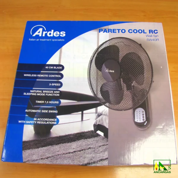 Ardes Ventilador de pared Pareto Cool - Imagen Web de Ancargas ©