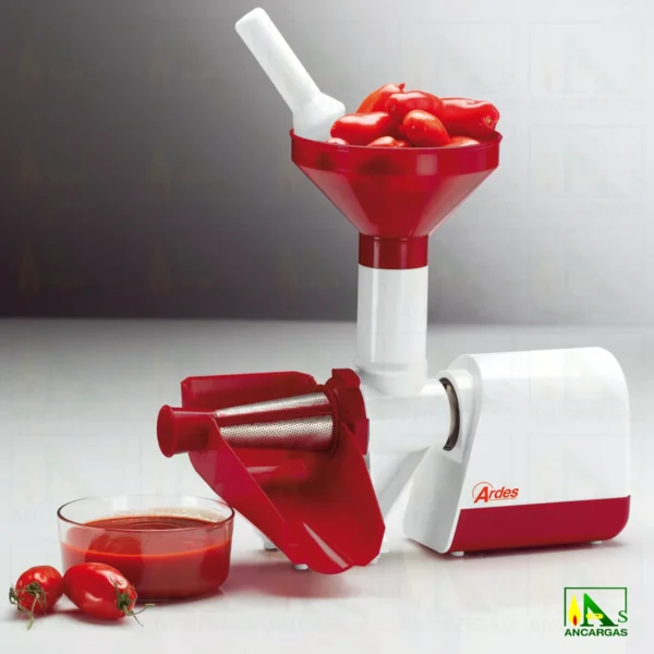 Procesador eléctrico de tomates - Imagen Web de Ancargas ©