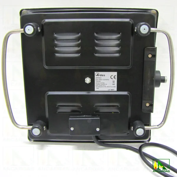TIKAPPA INOX Hornillo Eléctrico Inox. FC-TK21 - 1500W - Imagen Web de Ancargas ©