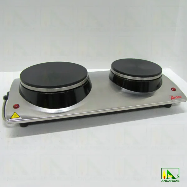 TIKAPPA INOX Hornillo Eléctrico Inox. FC-TK22 - 1000+1500W - Imagen Web de Ancargas ©