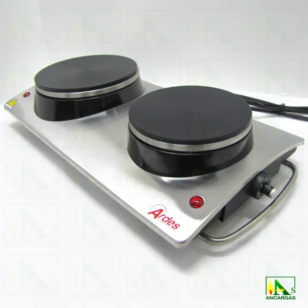 TIKAPPA INOX Hornillo Eléctrico Inox. FC-TK22 - 1000+1500W - Imagen Web de Ancargas ©