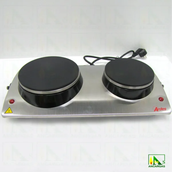 TIKAPPA INOX Hornillo Eléctrico Inox. FC-TK22 - 1000+1500W - Imagen Web de Ancargas ©