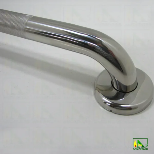 Barra Recta de apoyo - Asidero en acero inox - Imagen Web de Ancargas ©