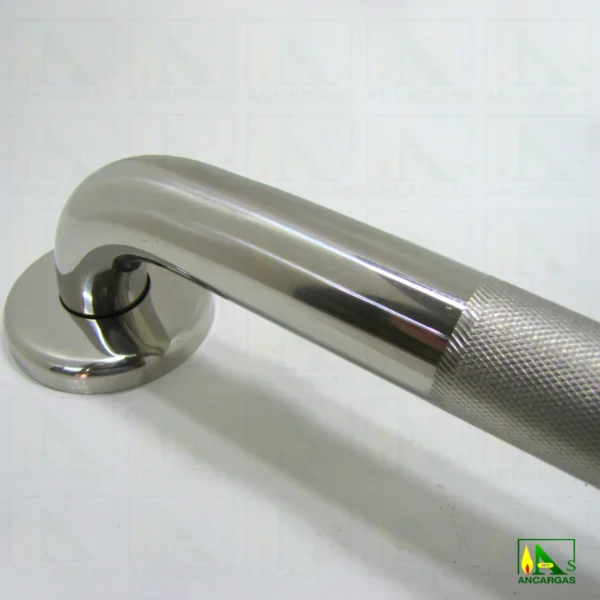 Barra Recta de apoyo - Asidero en acero inox - Imagen Web de Ancargas ©