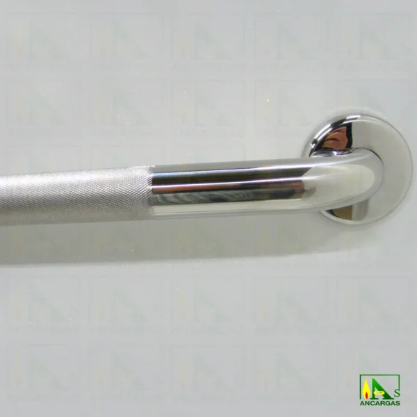 Barra Recta de apoyo - Asidero en acero inox - Imagen Web de Ancargas ©