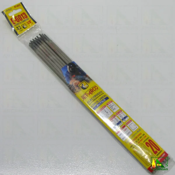 Electrodo Rutilo universal para soldadura eléctrica Jet Arco AWS E-6013 3,2mm - Imagen Web de Ancargas ©