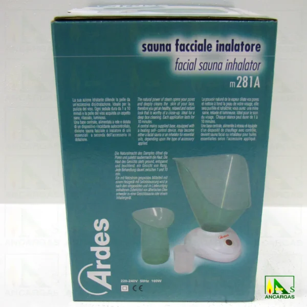 Sauna Facial - Imagen Web de Ancargas ©