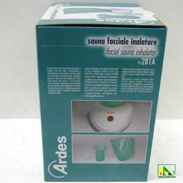 Sauna Facial - Imagen Web de Ancargas ©