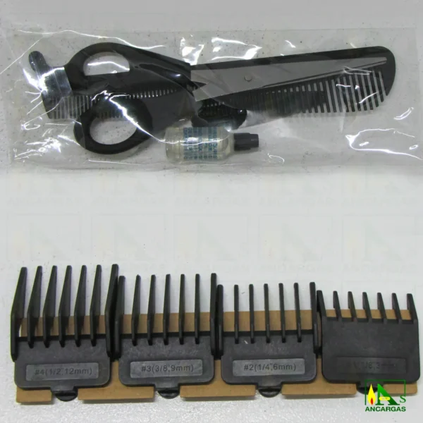 Cortapelos con 4 accesorios - Imagen Web de Ancargas ©