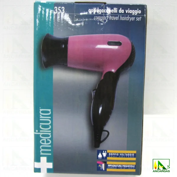 Ardes Secador de pelo de viaje con mango plegable - Imagen Web de Ancargas ©