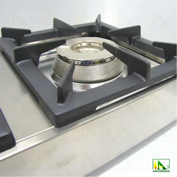 Cocina industrial Parker gas 2 fuegos acero inox - Imagen Web de Ancargas ©
