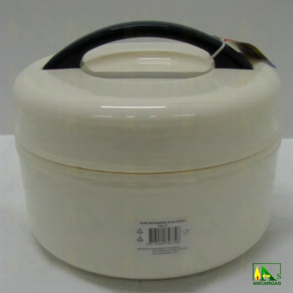 Fiambrera 2 compartimentos aislados con asa externa de capacidad 2L - Imagen Web de Ancargas ©