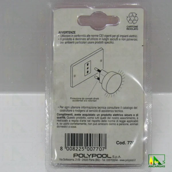 Ardes PolyPool Punto de Luz rojo - Imagen Web de Ancargas ©