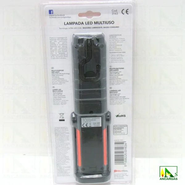 Ardes PolyPool Linterna LED COB 3W 200lm - Imagen Web de Ancargas ©
