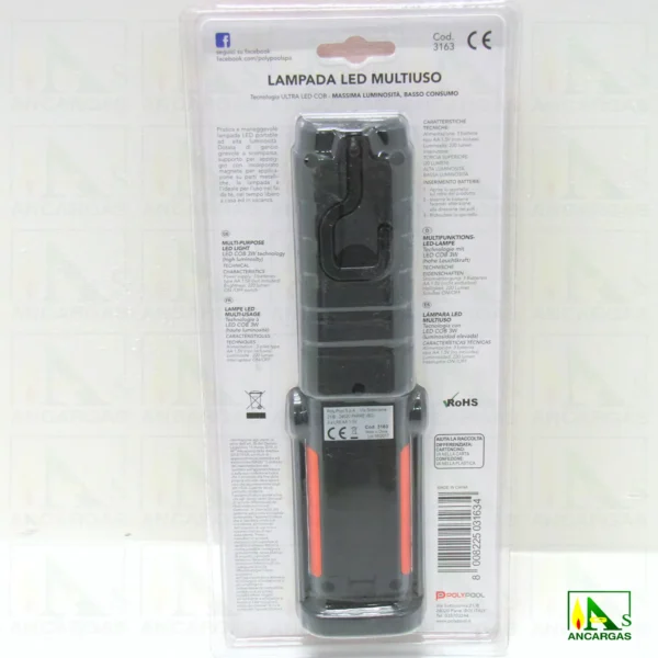 Ardes PolyPool Linterna LED COB 3W 200lm - Imagen Web de Ancargas ©