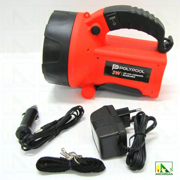 Ardes PolyPool Linterna LED Recargable 3W - Imagen Web de Ancargas ©