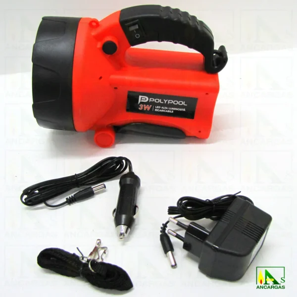 Ardes PolyPool Linterna LED Recargable 3W - Imagen Web de Ancargas ©