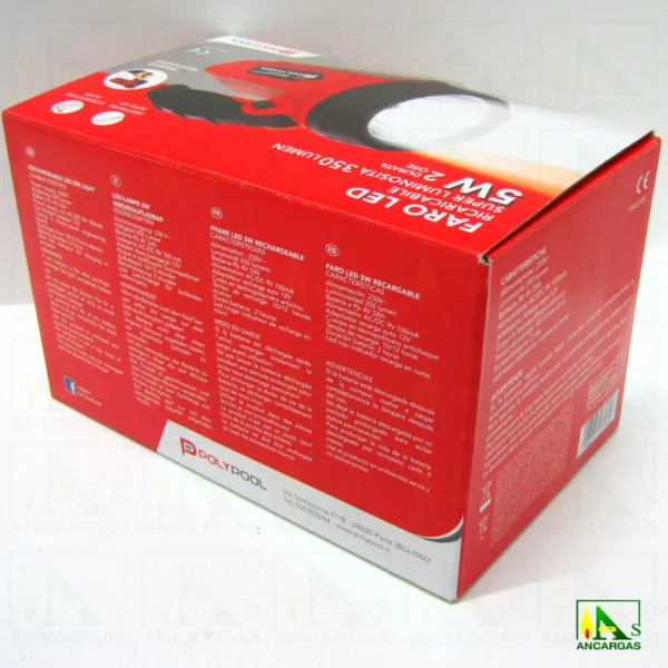 Ardes PolyPool Linterna LED Recargable - Imagen Web de Ancargas ©