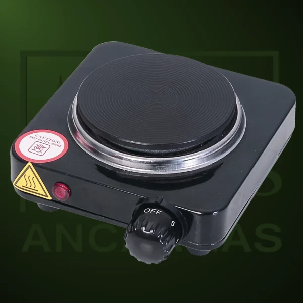 Ardes hornillo eléctrico AR1F19 – TIKAPPA – FORNELLO ELETTRICO Ø 18,5 1500 W NERO – Imagen Web de Ancargas ©