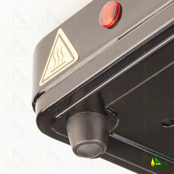 Ardes hornillo eléctrico AR1F19 – TIKAPPA – FORNELLO ELETTRICO Ø 18,5 1500 W NERO – Imagen Web de Ancargas ©