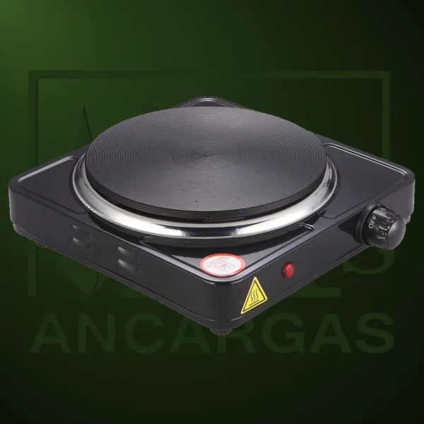 Ardes hornillo eléctrico AR1F19 – TIKAPPA – FORNELLO ELETTRICO Ø 18,5 1500 W NERO – Imagen Web de Ancargas ©