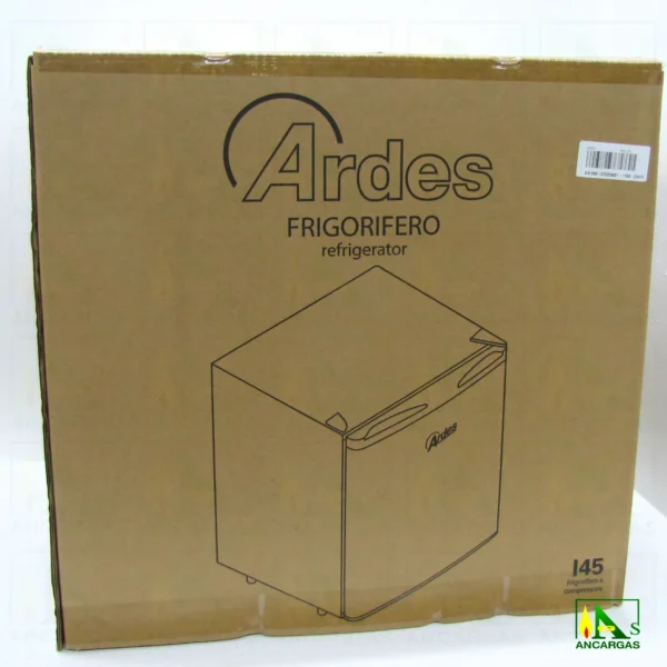 Mini nevera eléctrica Ardes de compresor con congelador de 45L clase A+ – Imagen Web de Ancargas ©