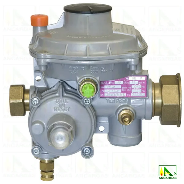 Regulador Fiorentini FE-25 escuadra 150mbar VIS Max Min – Imagen Web de Ancargas ©