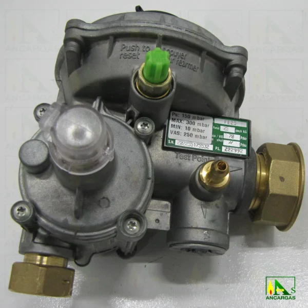 Regulador Fiorentini FE-25 escuadra 150mbar – Imagen Web de Ancargas ©