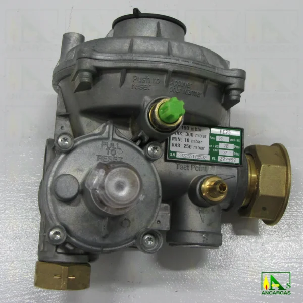 Regulador Fiorentini FE-25 escuadra 150mbar – Imagen Web de Ancargas ©