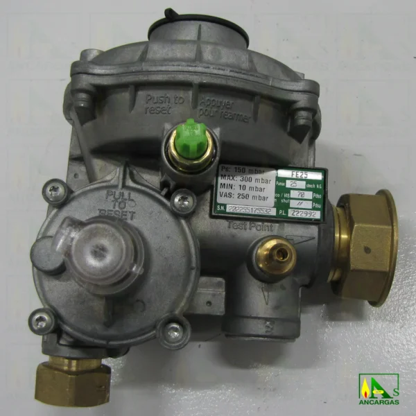 Regulador Fiorentini FE-25 escuadra 150mbar – Imagen Web de Ancargas ©