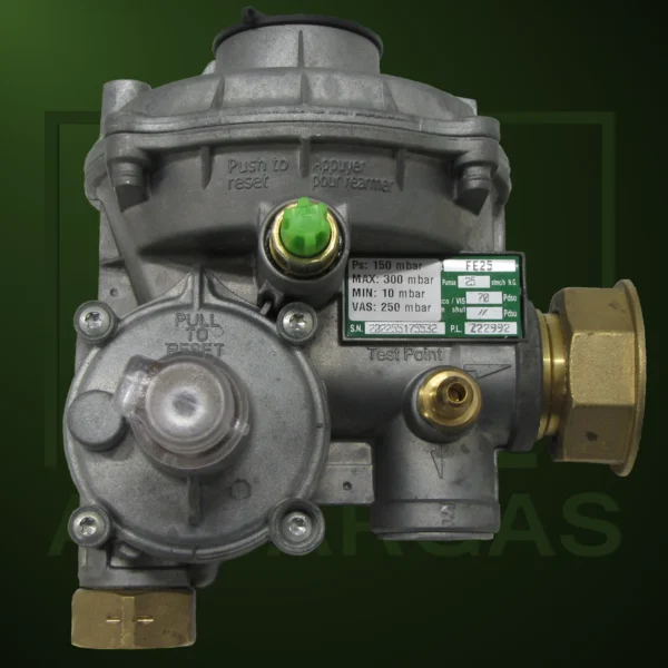 Regulador Fiorentini FE-25 escuadra 150mbar – Imagen Web de Ancargas ©