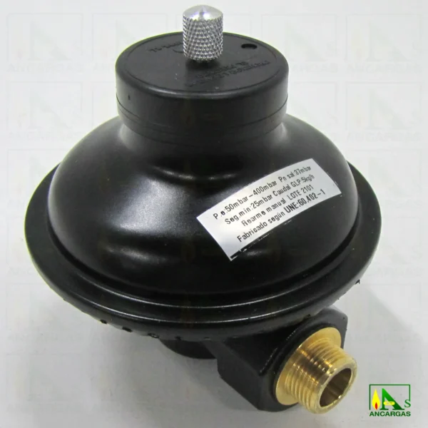 Regulador 37 mbar 5 kg rearme manual – Imagen Web de Ancargas ©
