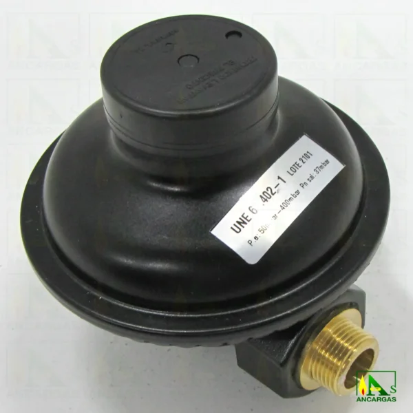 Regulador 37 mbar 5 kg rearme automatico – Imagen Web de Ancargas ©