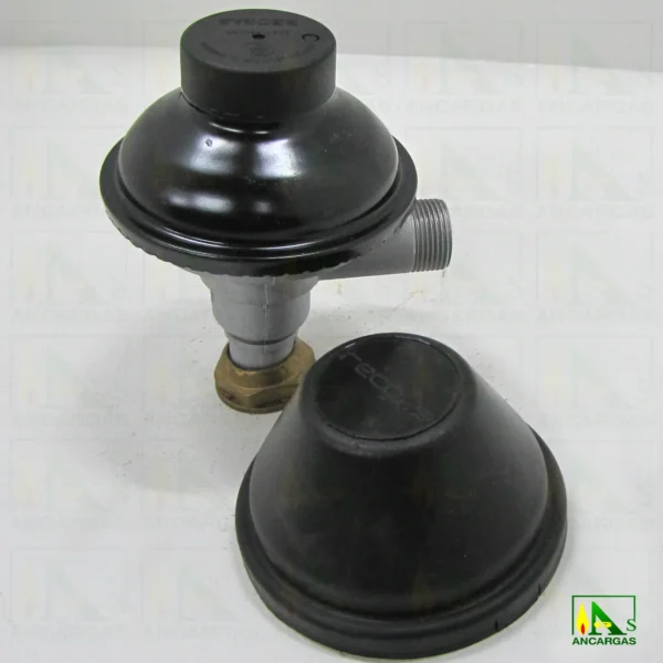Regulador escuadra 50mbar – Imagen Web de Ancargas ©