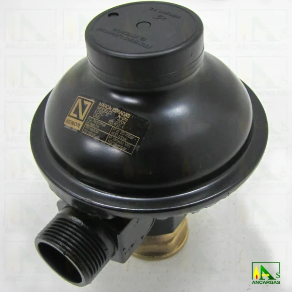 Regulador escuadra GN 20mbar – Imagen Web de Ancargas ©