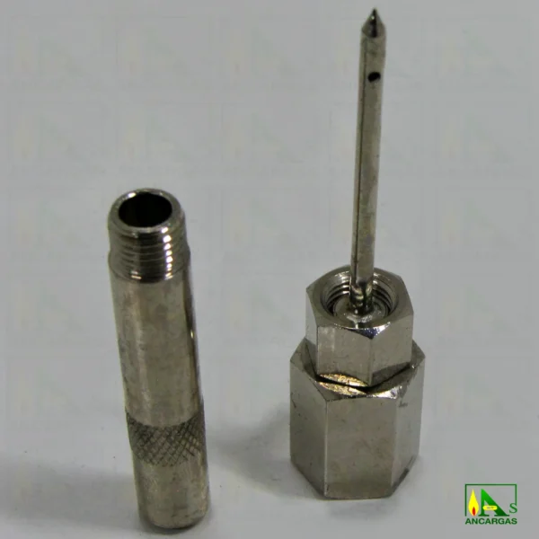 Ancargas Comprobador inox. gran calidad para toma PETERSON - Imagen Web de Ancargas ©