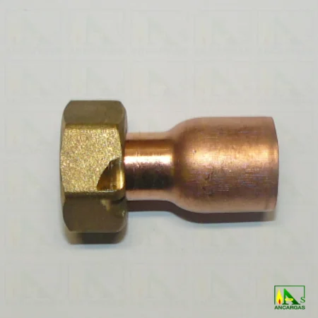 Racor abocardado para soldar - tuerca loca - Imagen Web de Ancargas ©