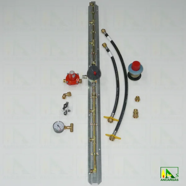 Kit Batería 3+3 GLP con Inversor automático - Imagen Web de Ancargas ©