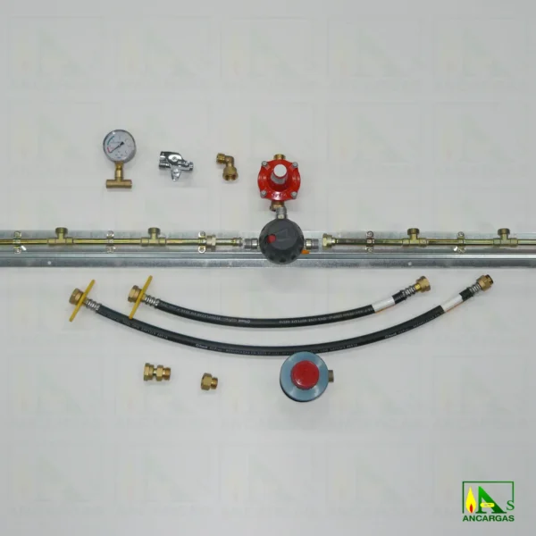 Kit Batería 3+3 GLP con Inversor automático - Imagen Web de Ancargas ©