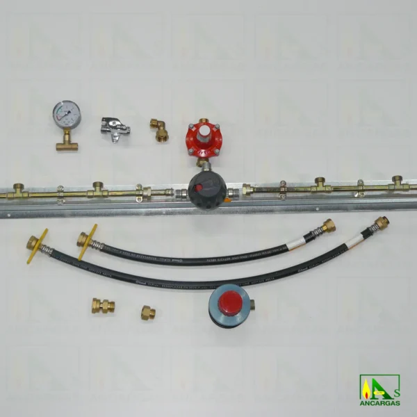 Kit Batería 3+3 GLP con Inversor automático - Imagen Web de Ancargas ©