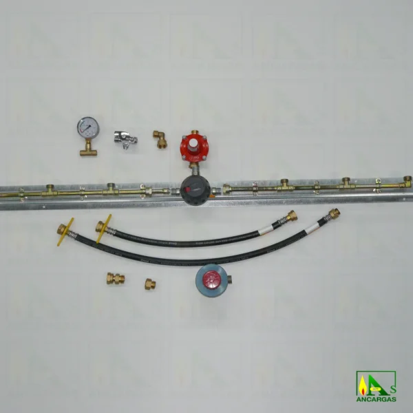 Kit Batería 3+3 GLP con Inversor automático - Imagen Web de Ancargas ©
