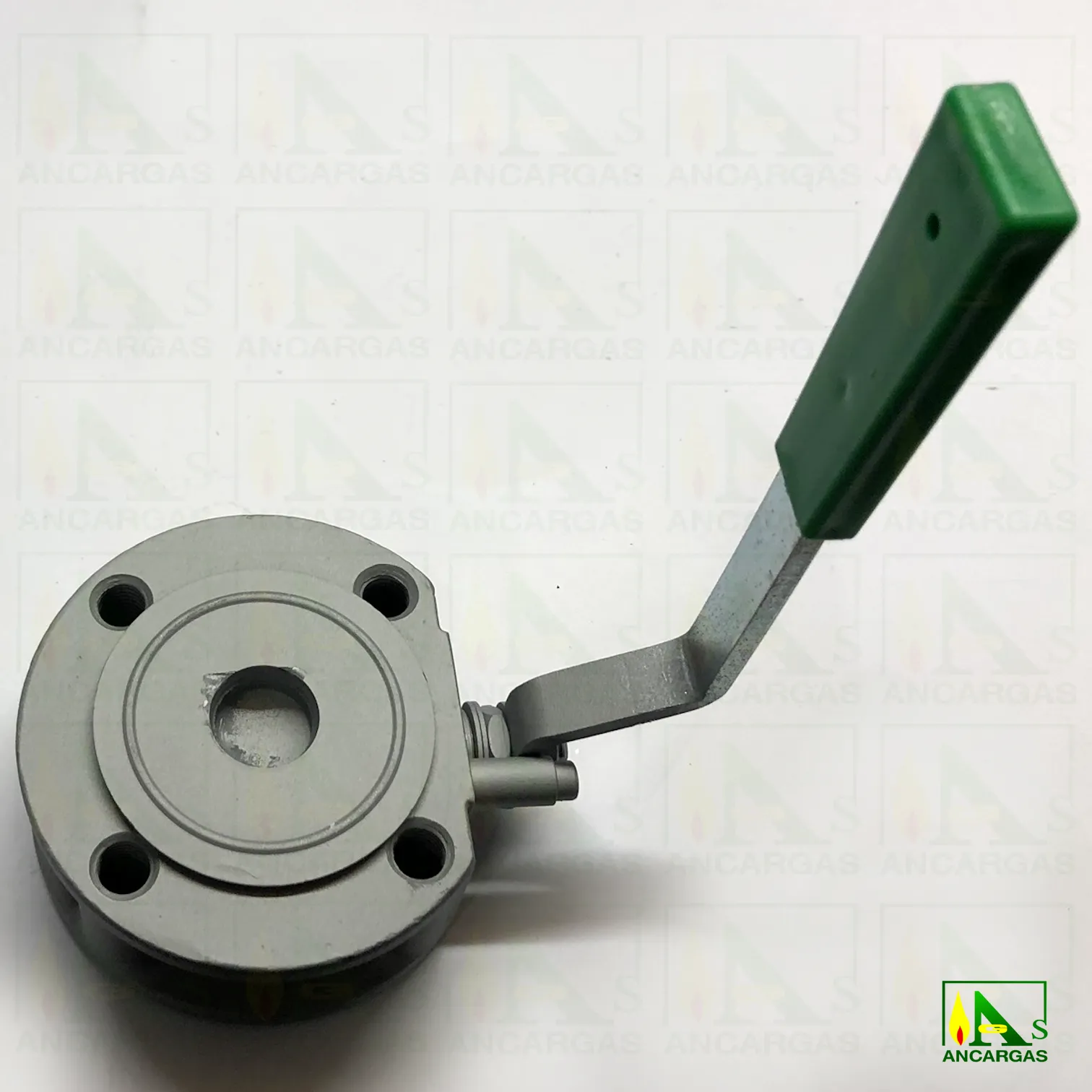 Válvula de esfera en acero con bola inox PN 16-40 - Imagen Web de Ancargas ©