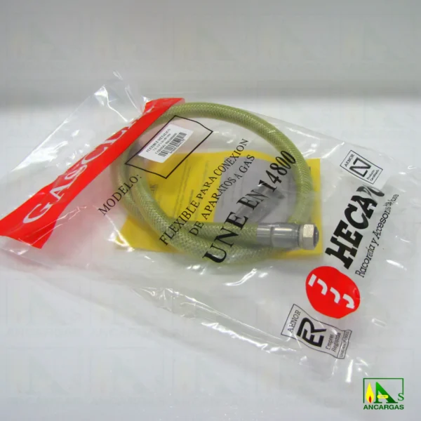 Tubo flexible inox. Presinox blindado para GLP 20x150 - Imagen Web de Ancargas ©