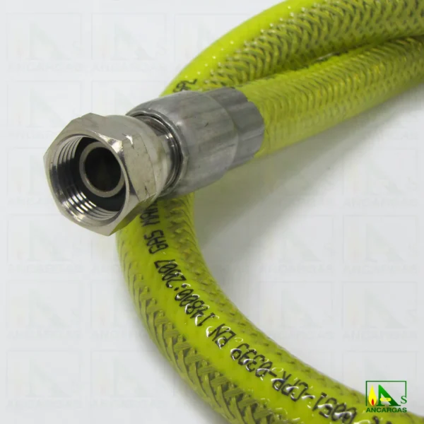 Tubo flexible inox. Presinox blindado para GLP 20x150 - Imagen Web de Ancargas ©