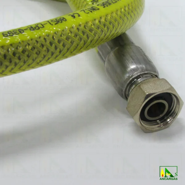 Tubo flexible inox. Presinox blindado para GLP 20x150 - Imagen Web de Ancargas ©