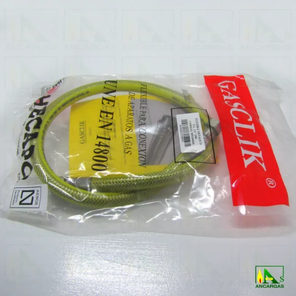 Tubo flexible inox. Presinox blindado para aparatos fijos - Imagen Web de Ancargas ©