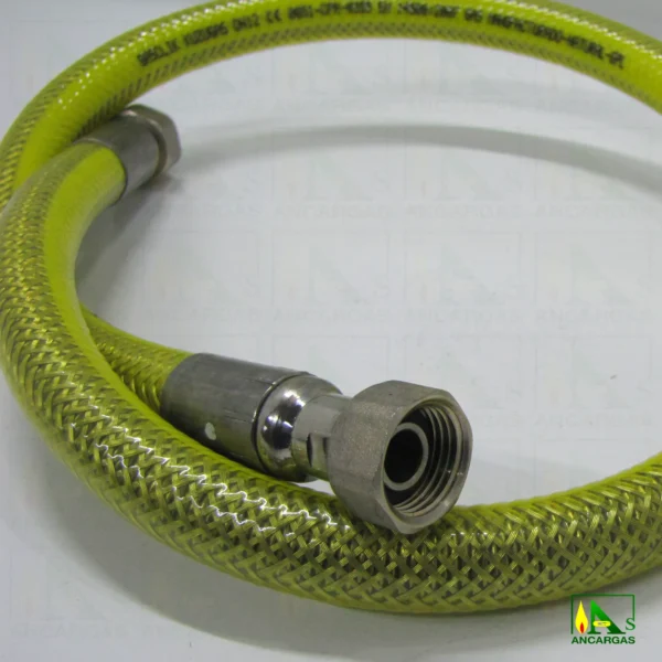 Tubo flexible inox. Presinox blindado para aparatos fijos - Imagen Web de Ancargas ©
