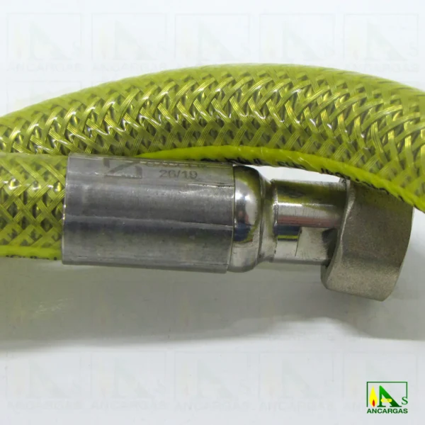 Tubo flexible inox. Presinox blindado para aparatos fijos - Imagen Web de Ancargas ©