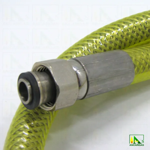 Tubo flexible inox. Presinox blindado para aparatos fijos - Imagen Web de Ancargas ©